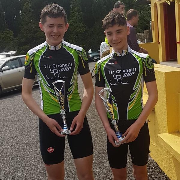 Jamie Meehan and Thomas O'Shea who will be competing in the Errigal Youth Tour